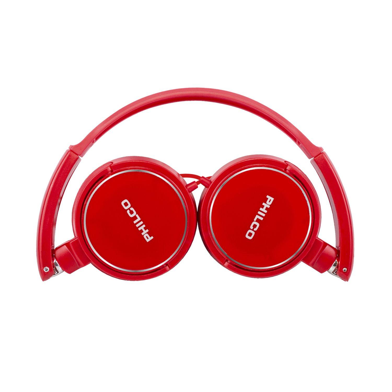 AUDIFONO CINTILLO PHILCO AUDIO ROJO-2