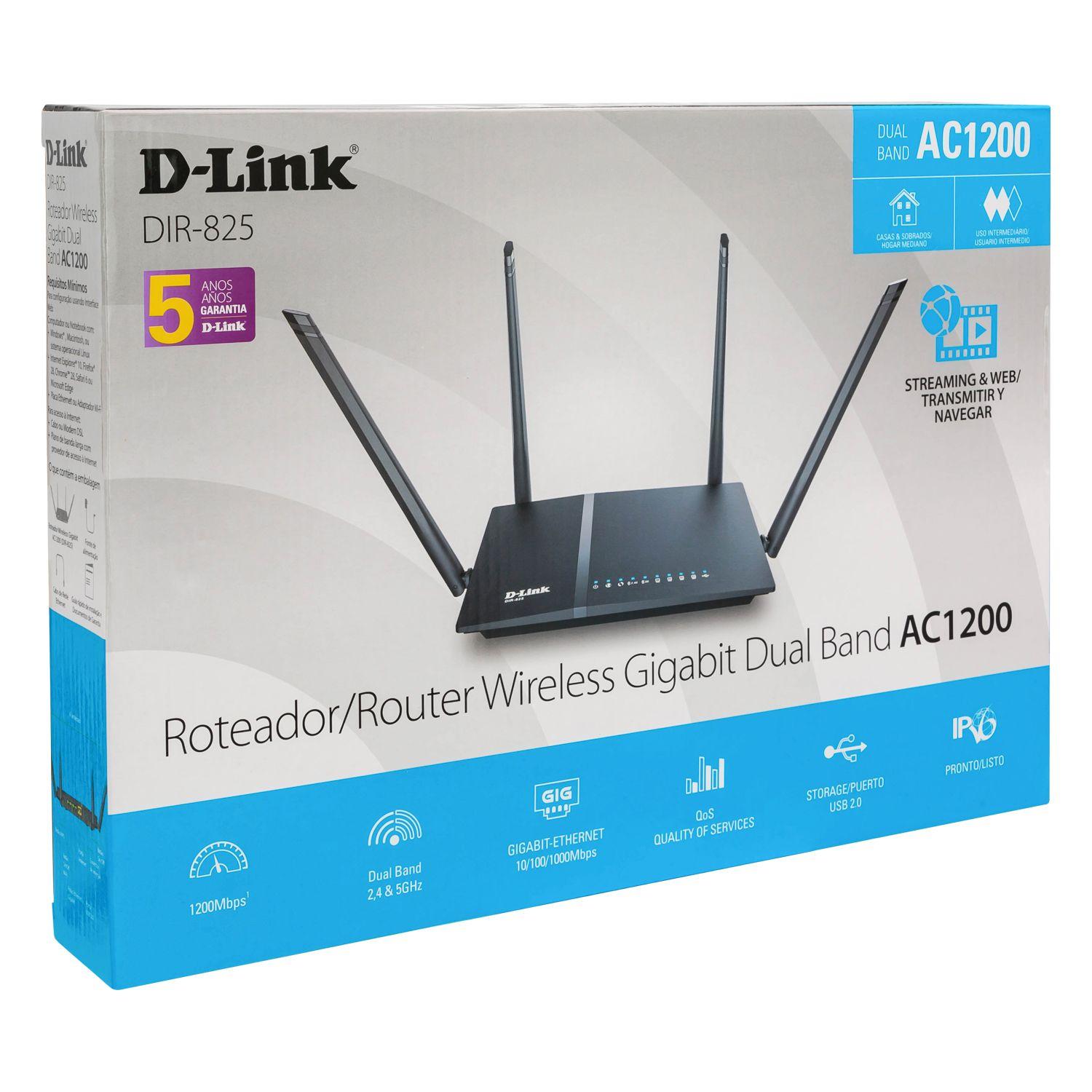 ROUTER INALÁMBRICO AC1200 DUAL BAND DIR-825-2