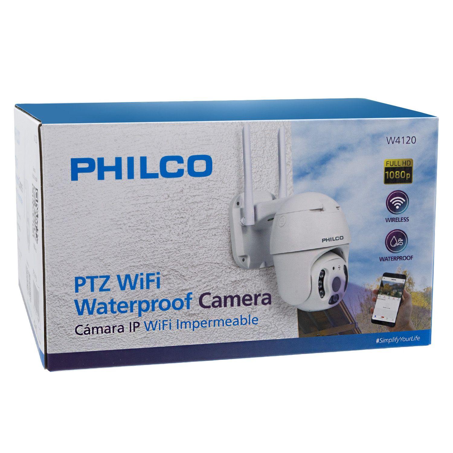 CAMARA IP 1080P PTZ 2.0 MP H265  APP V380 PHILCO-2