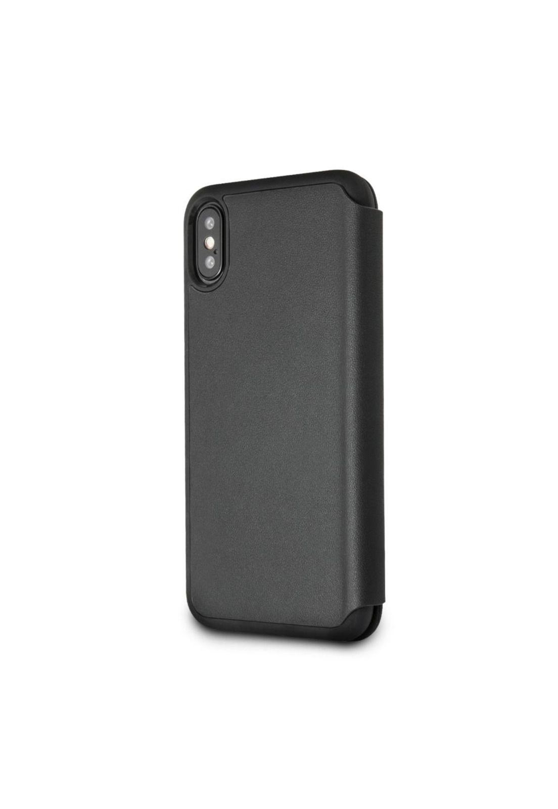 CARCASA BOOK BMW P/IPHONE X/XS NEGRO BMFLBKPXLLSB-3