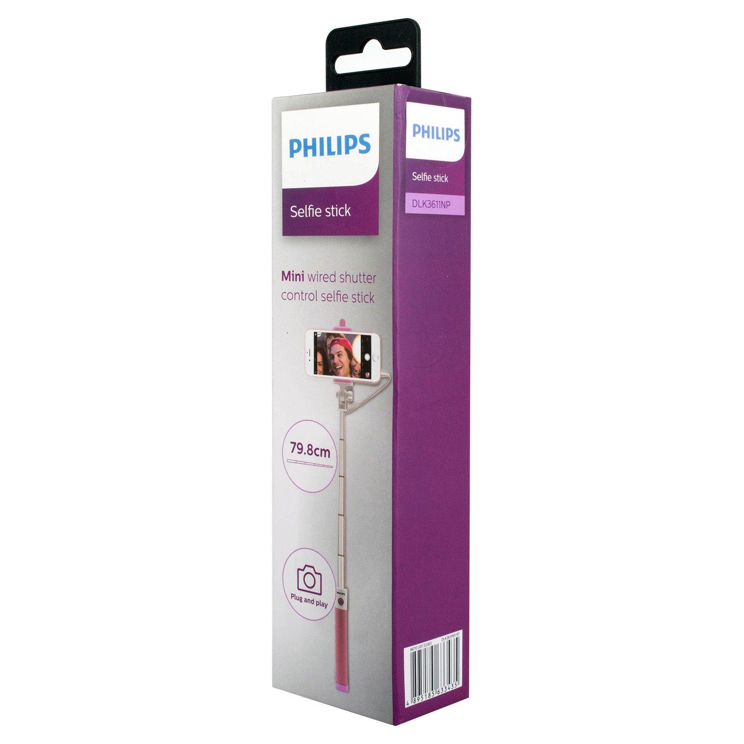 DLK3611NP SELFIE STICK PHILIPS ROSADO-2