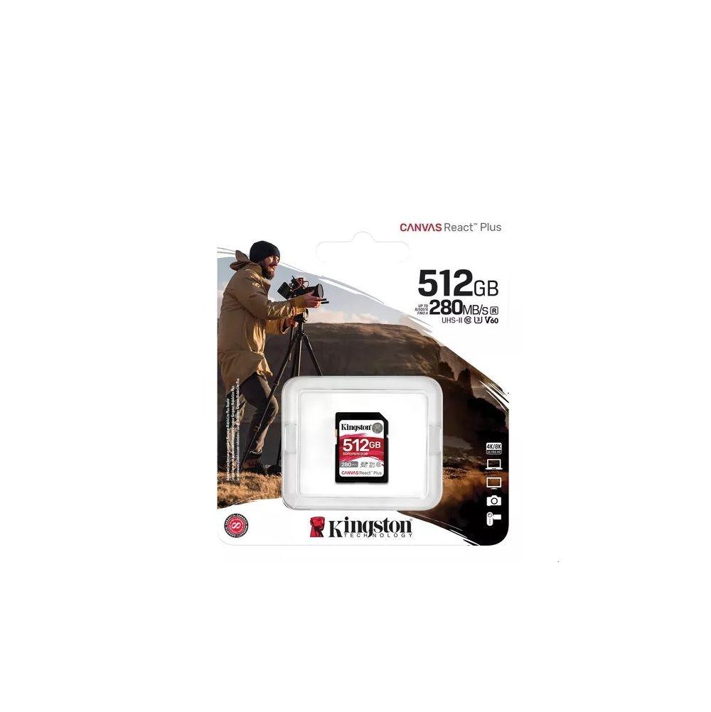 TARJETA DE MEMORIA SD KINGSTON CANVAS REACT PLUS V60 512GB-2