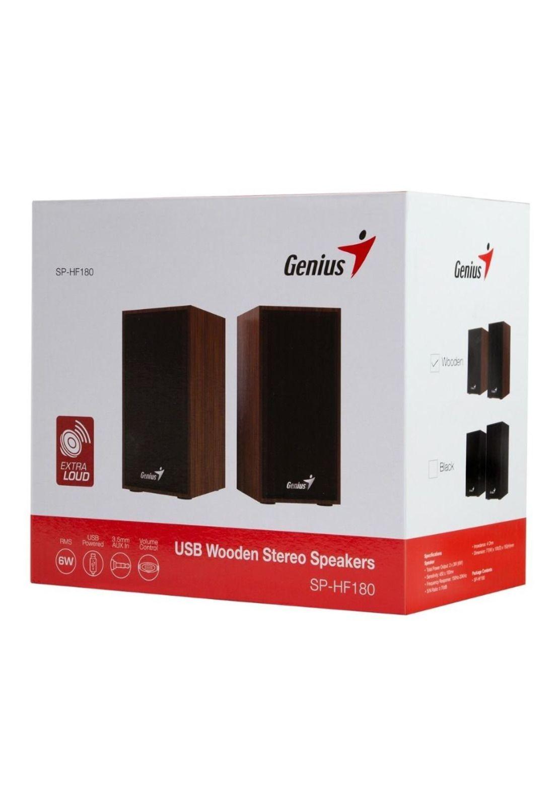 Parlante 2.0 Sp-hf180 Usb Color Madera-3