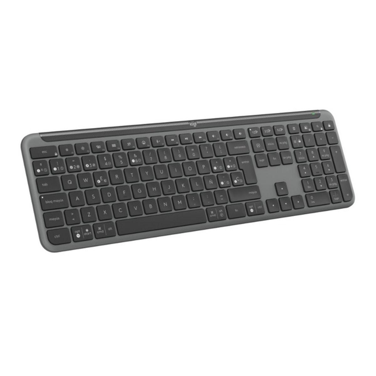 Teclado Inalámbrico Logitech Signature Slim K950 Grafito-2
