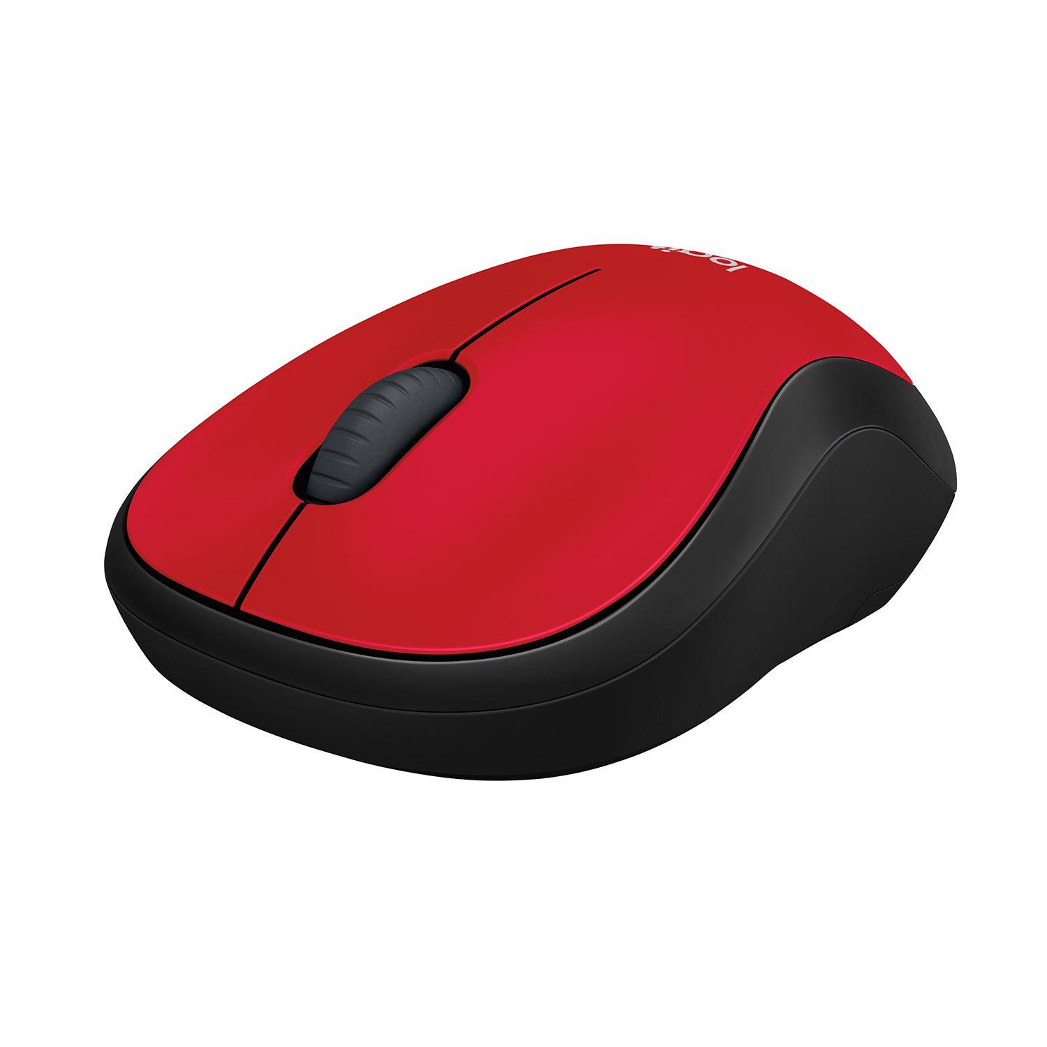 MOUSE LOGITECH INALAM M185 ROJ Open box-4