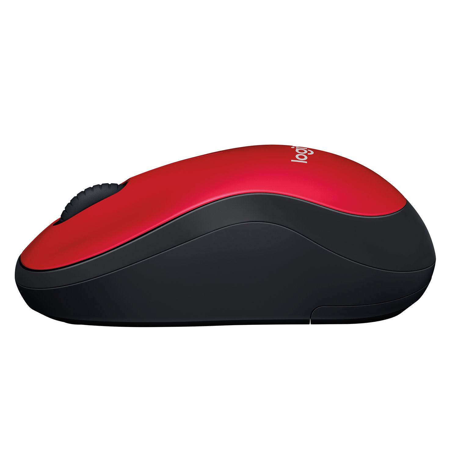 MOUSE LOGITECH INALAM M185 ROJ Open box-1