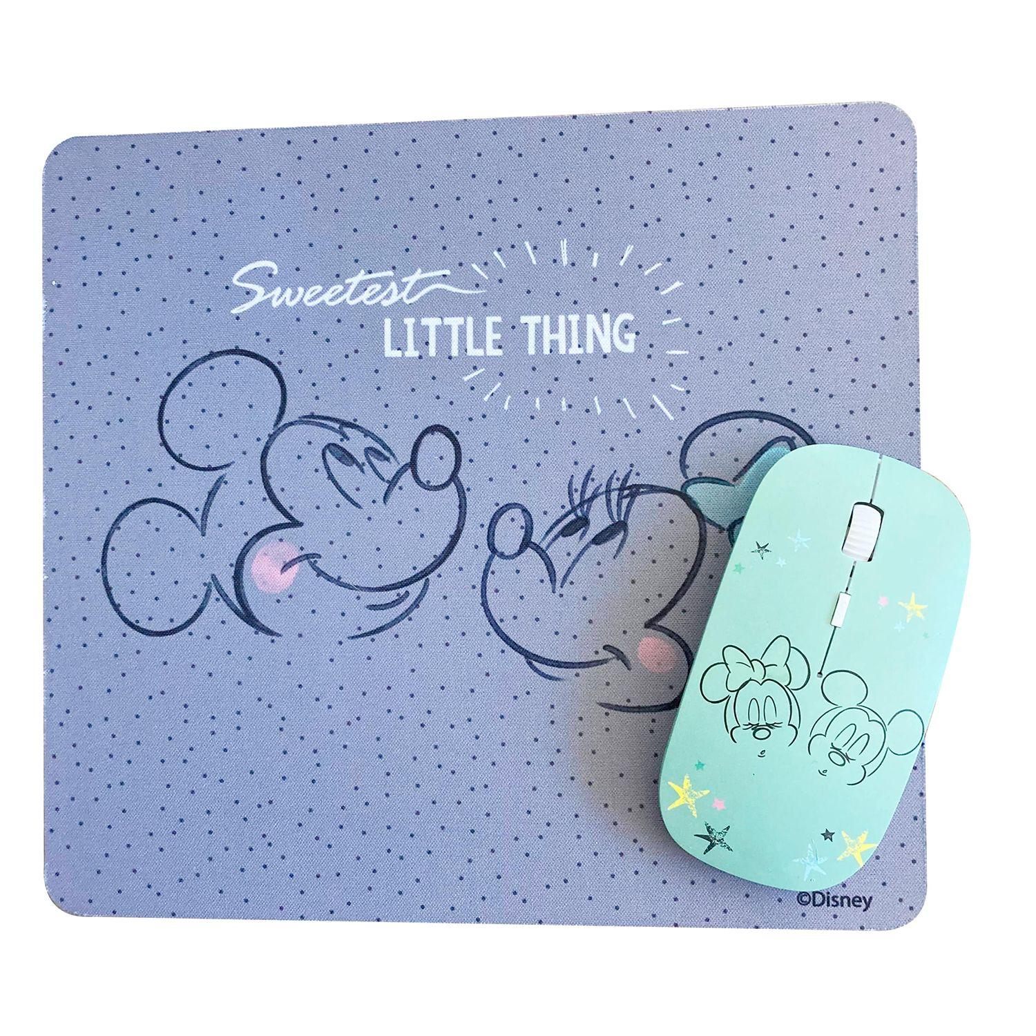 76411N-NOC KIT MOUSE INALAMBRICO Y MOUSE PAD MICKEY 2-3