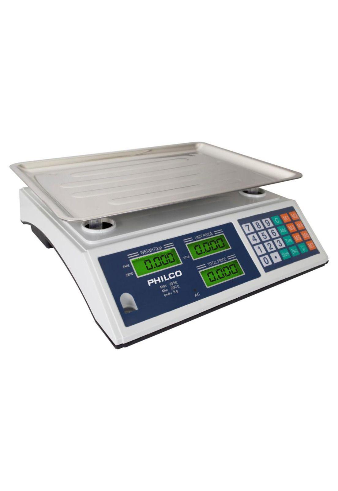 BALANZA DIGITAL 40 KG PHILCO ACERO INOX.-4