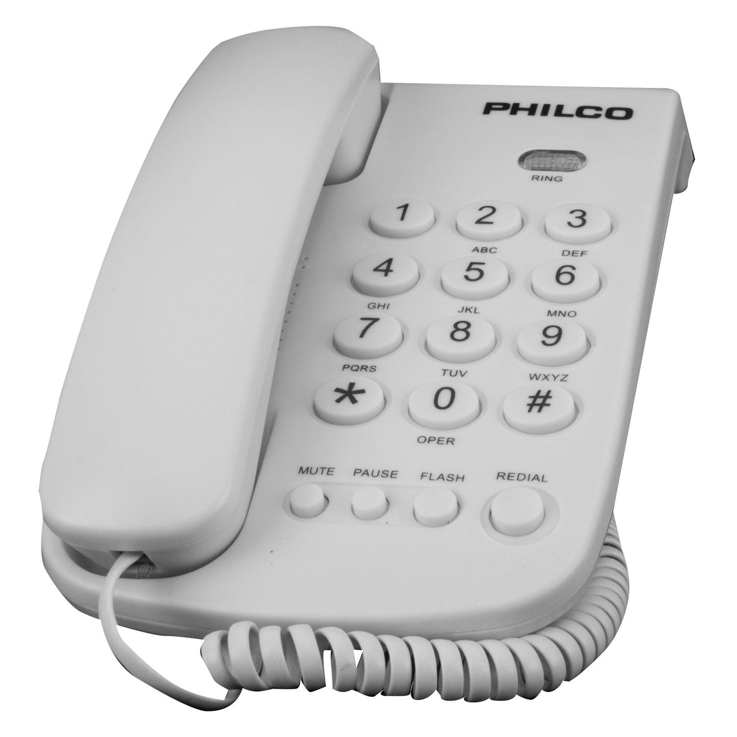 TELEFONO SOBREMESA PHILCO BLANCO-0
