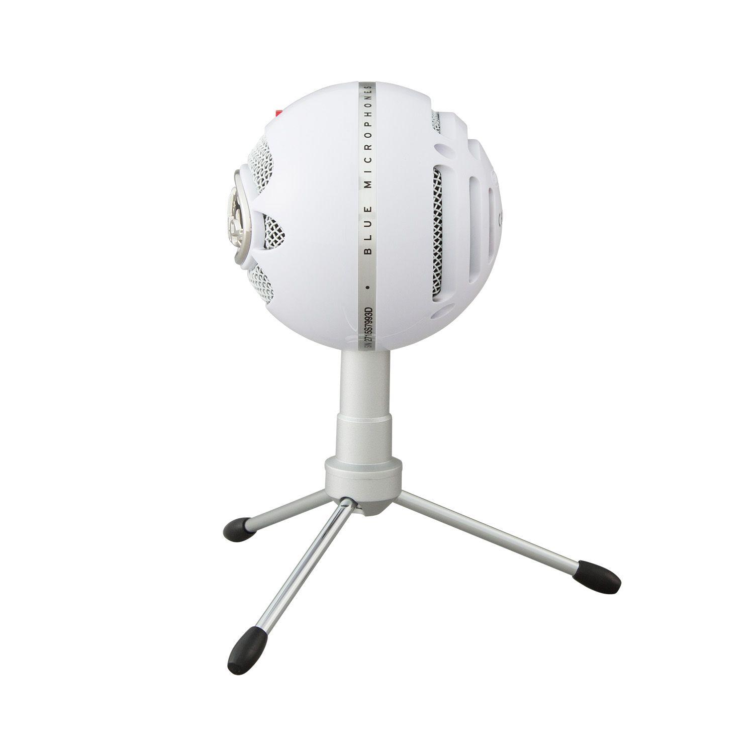 MICRÓFONO BLUE SNOWBALL ICE CONDENSADOR CARDIOIDE COLOR BLANCO Open box-4