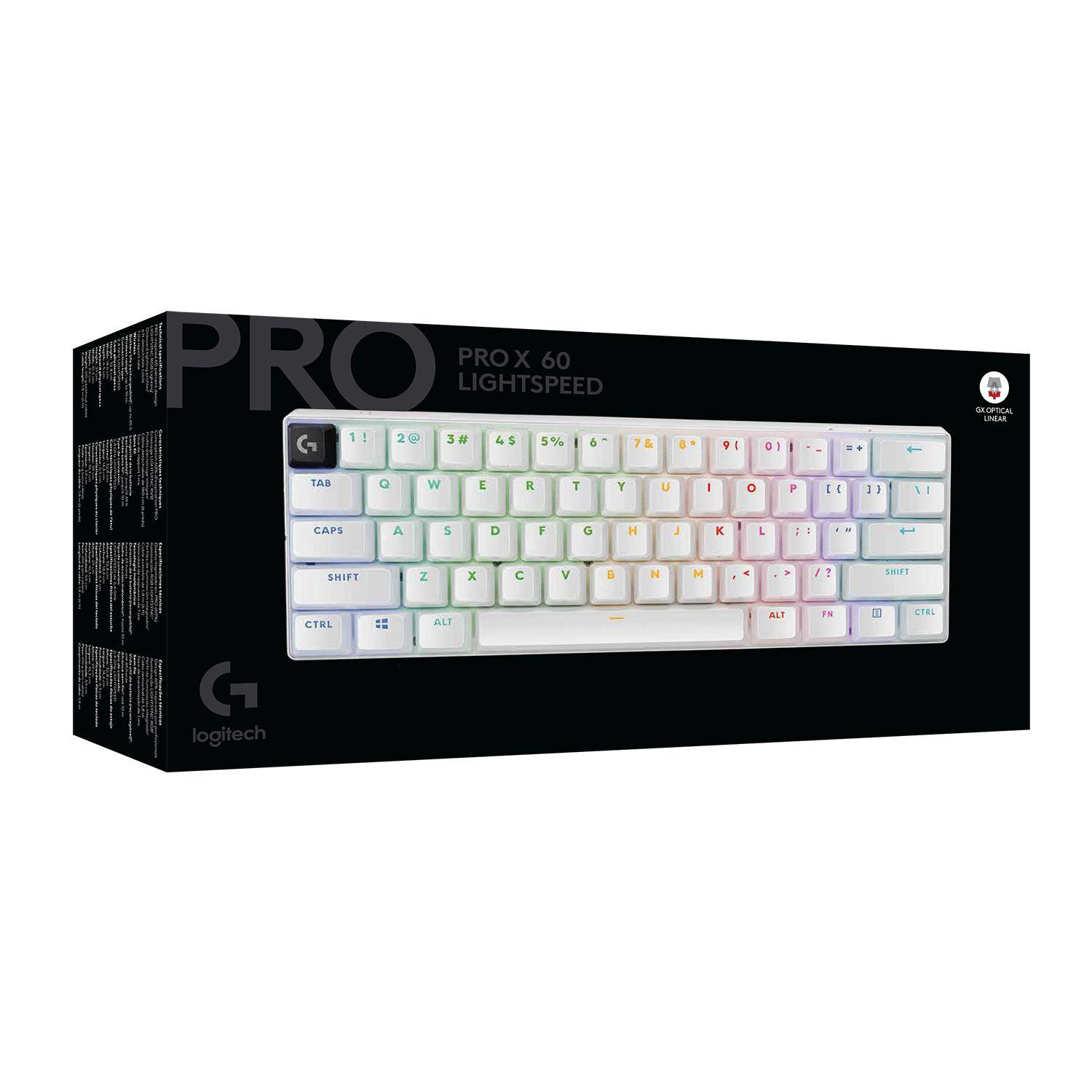 Teclado Inalámbrico Logitech G Pro X 60 Lightspeed Blanco-2