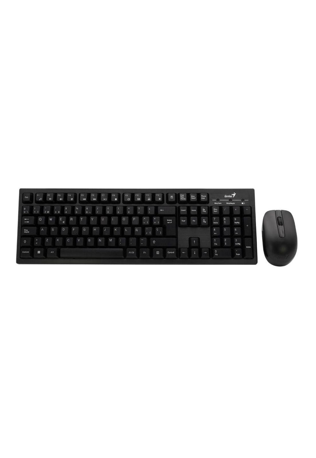 KIT INALÁMBRICO MOUSE + TECLADO KM-8101, 12 FN KEYS, 2,4 GHZ-3