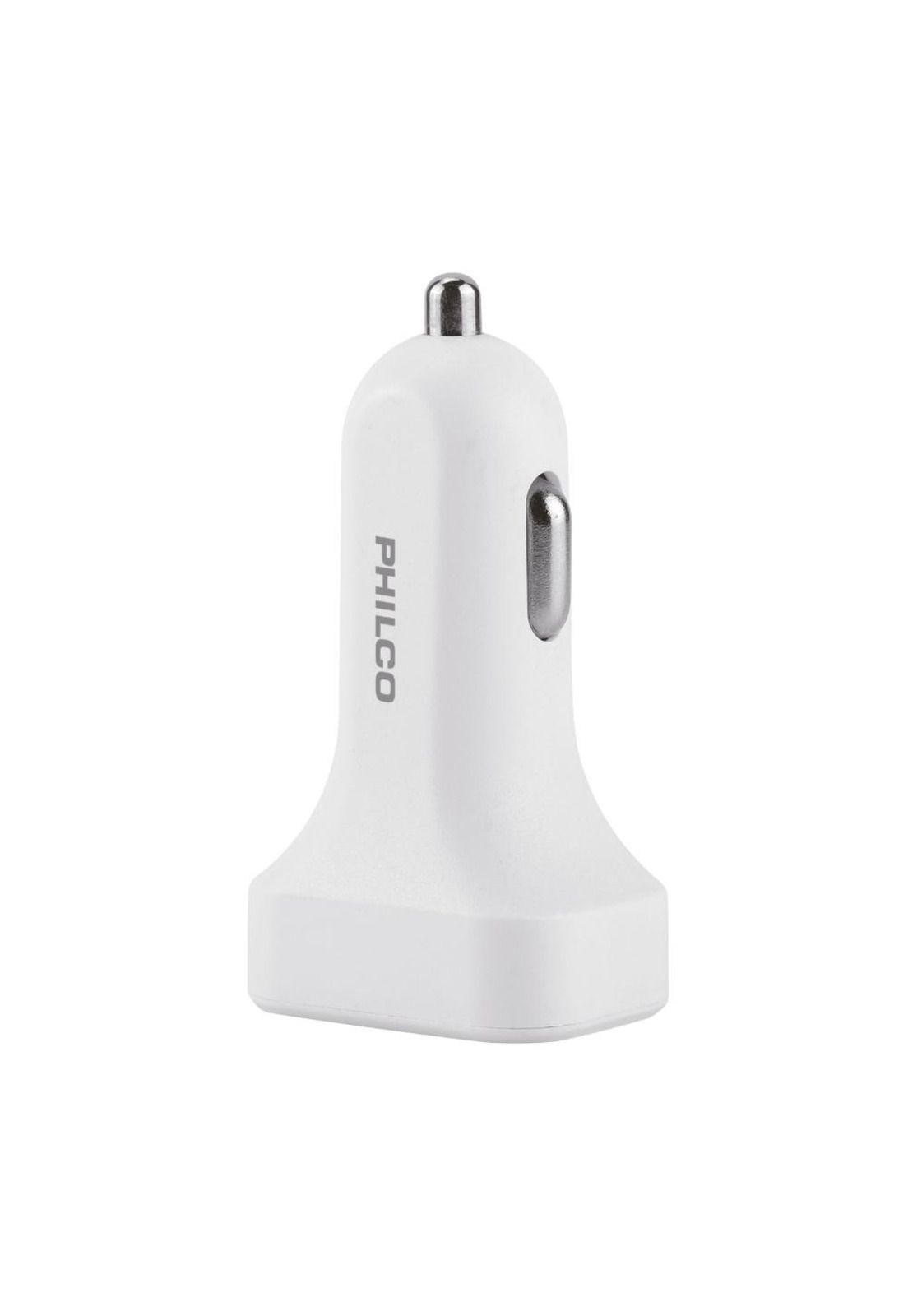 Kit Cargador 2.1A 3 en 1 c/ Cable Tipo C Blanco R2118-3