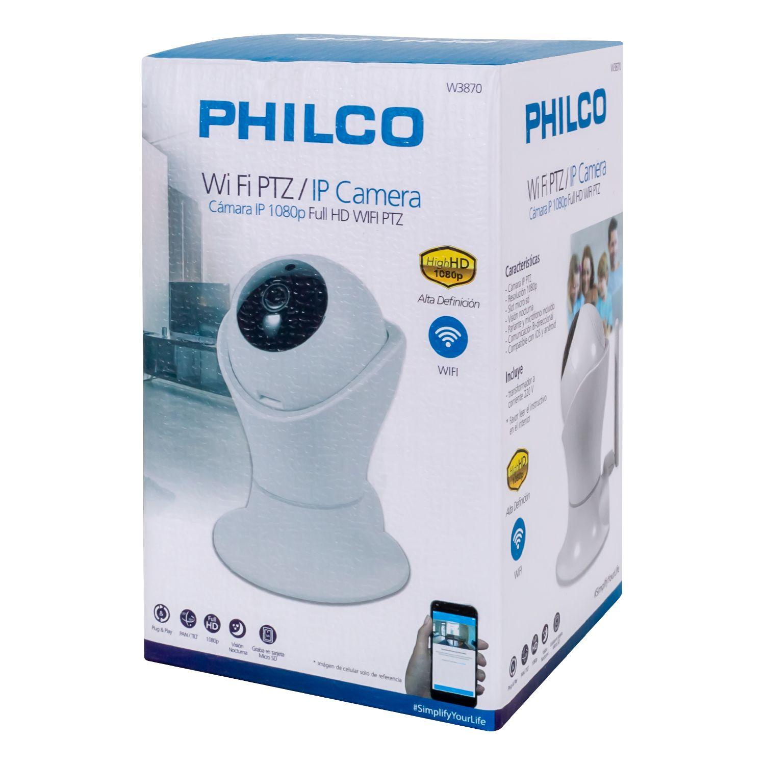 CAMARA IP 1080P WIFI PTZ PHILCO-3