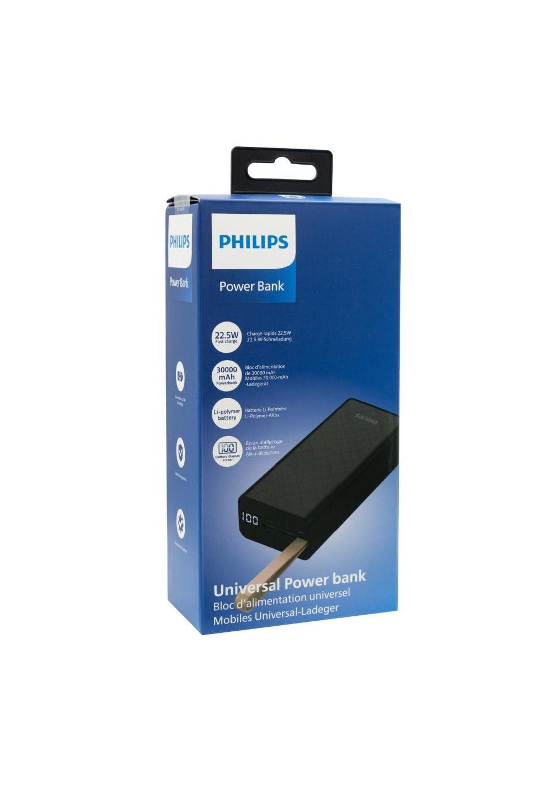 POWERBANK PHILIPS 30K MAH 22.5 FAST CHG USB-C DLP9790HB/95 PHILIPS-1