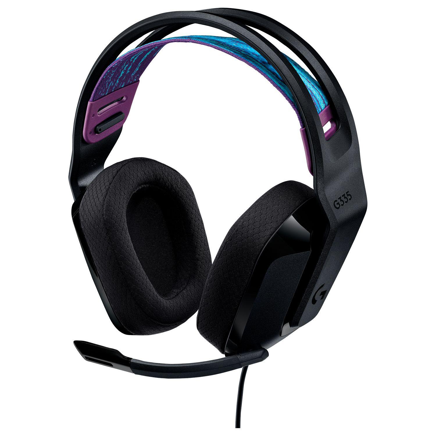 AUDÍFONOS GAMER G335 NEGRO-0