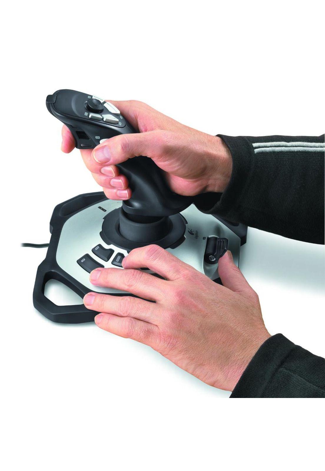 Joystick Logitech Extreme 3D Pro, Alta Precisión-2