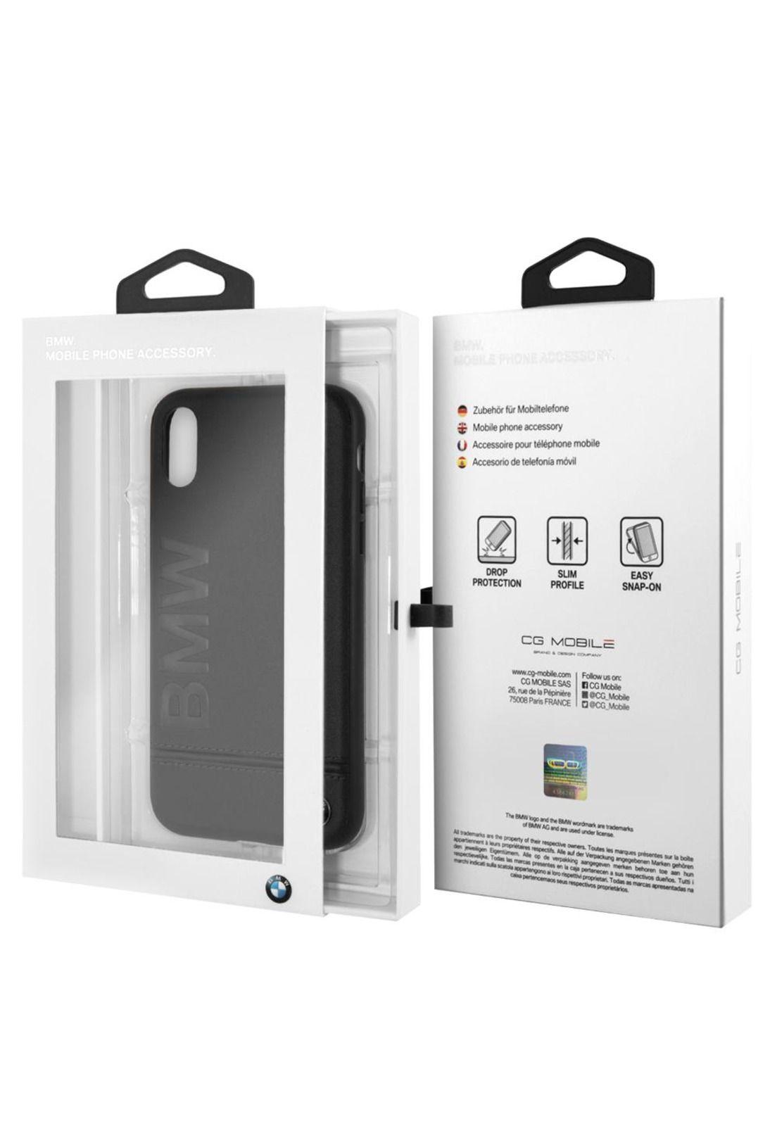 CARCASA BMW P/IPHONE XR NEGRA BMHCI61LLSB-2