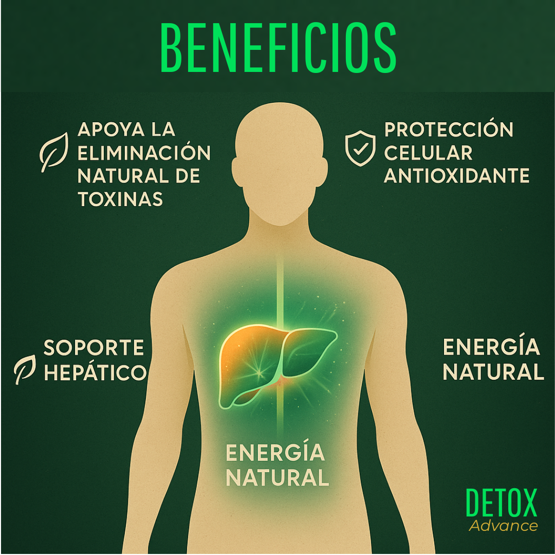 Detox Advance 1995 Mg Con Nac, Cardo Mariano Y Cúrcuma DLS-5