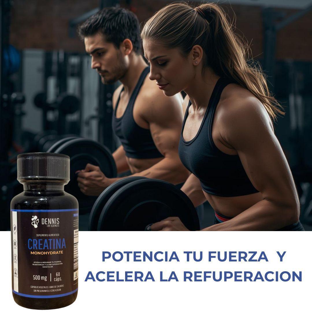 Creatina Monohydrate 500 Mg - 60 Cápsulas - 2 Meses-4