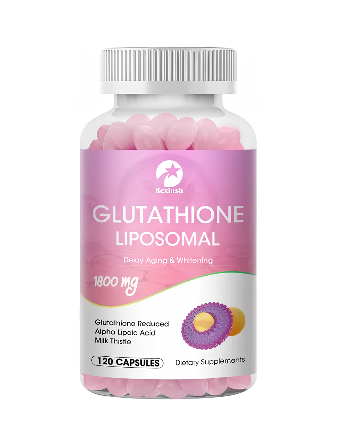 Glutation Liposomal 1800mg 120 capsulas-0
