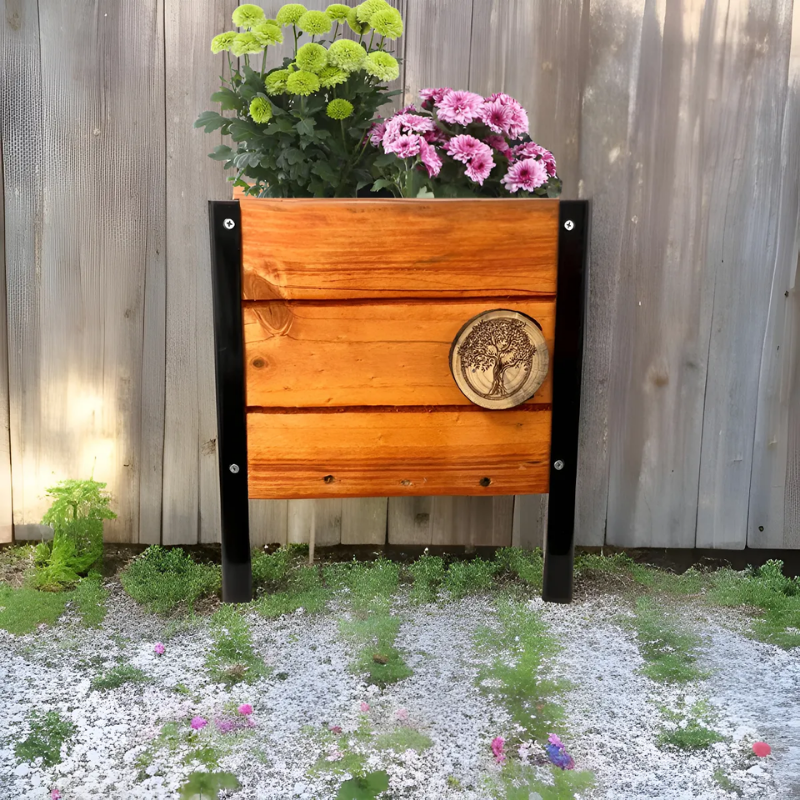 Jardinera Cuadrada Loft-2