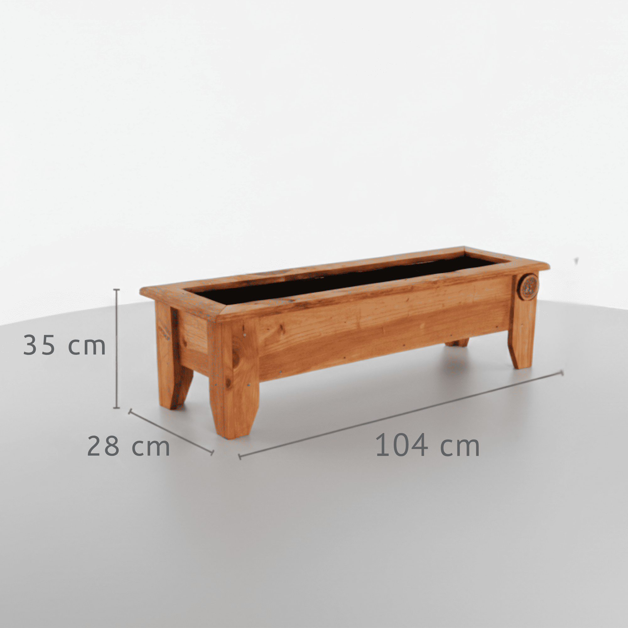 Jardinera Macetero Rectangular 120 Cm Nordica-5