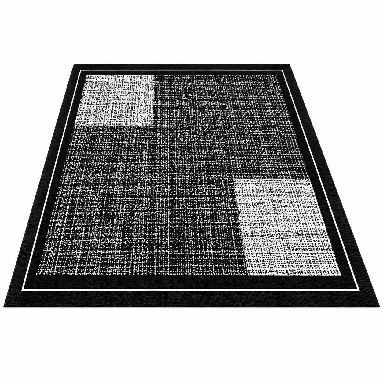 ALFOMBRA LISA ANTIDESLIZANTE CON DISE O 3D-0