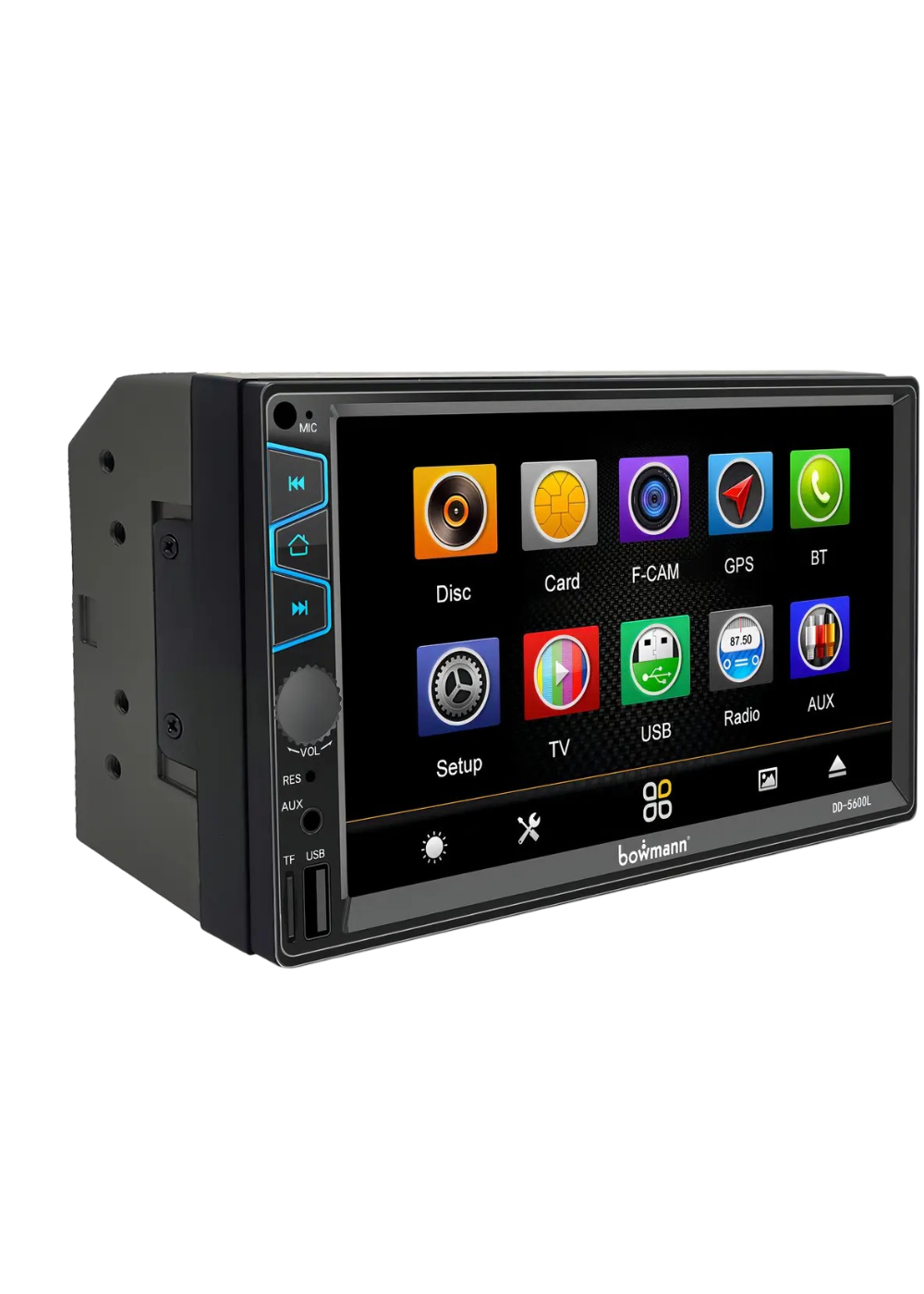 Radio Carro Pantalla Tactil 7 Mirrorlink Usb Sd Color Negro-2