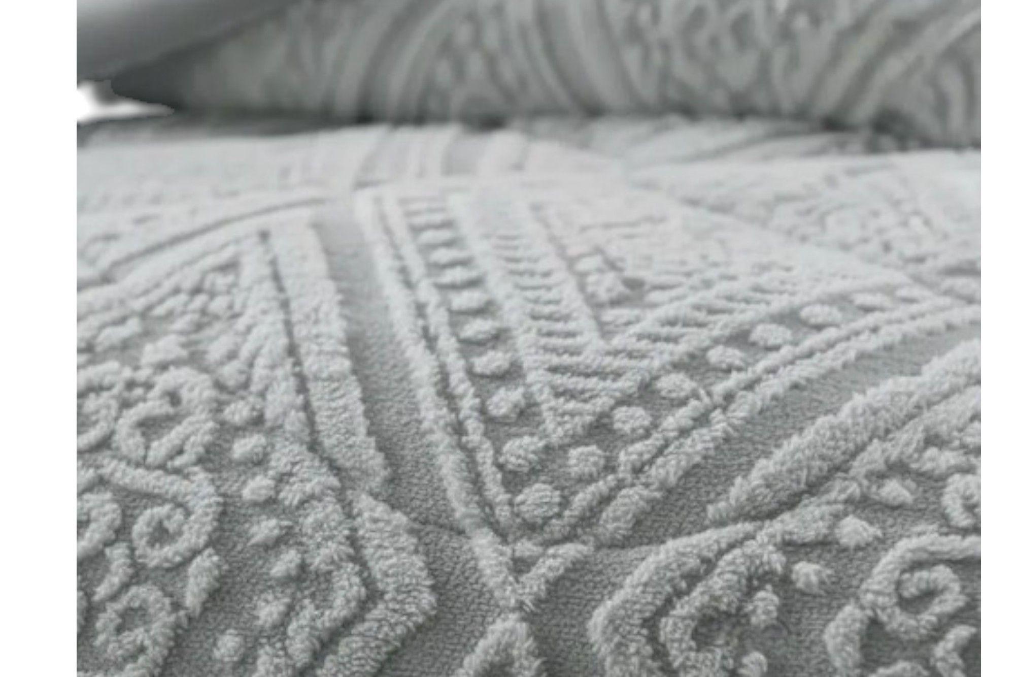 Plumón Gris 2.5 Plaza Diseño Trenzado, Polar + 2 Funda Polar-2