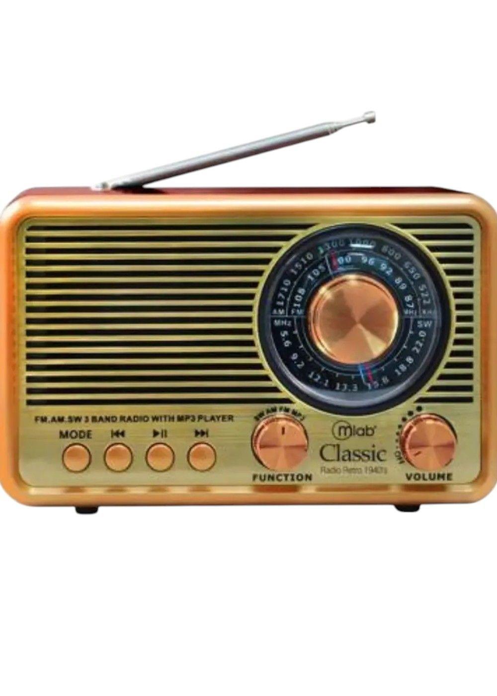 Radio Portatil Recargable Usb pila Dx2 Usb tf Am fm Lintern-0