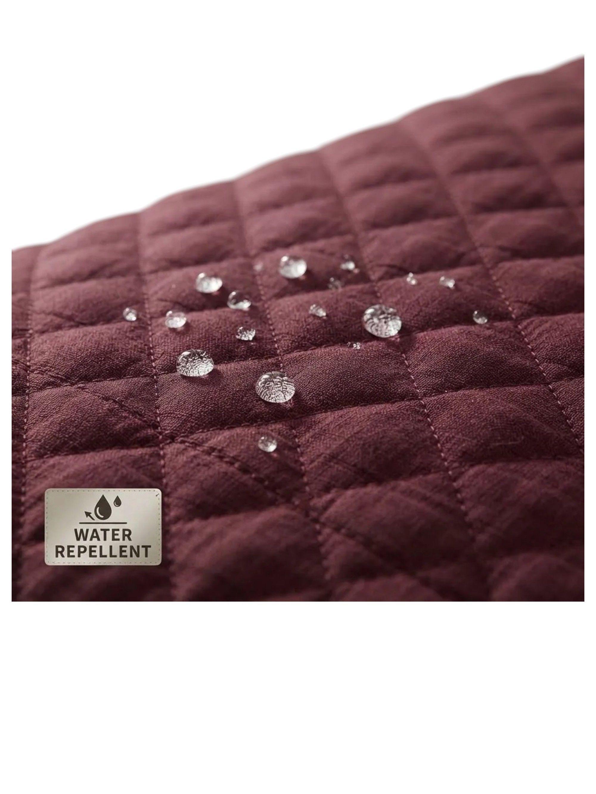 Funda Para Sof 3 Cuerpos Impermeable burdeo-2