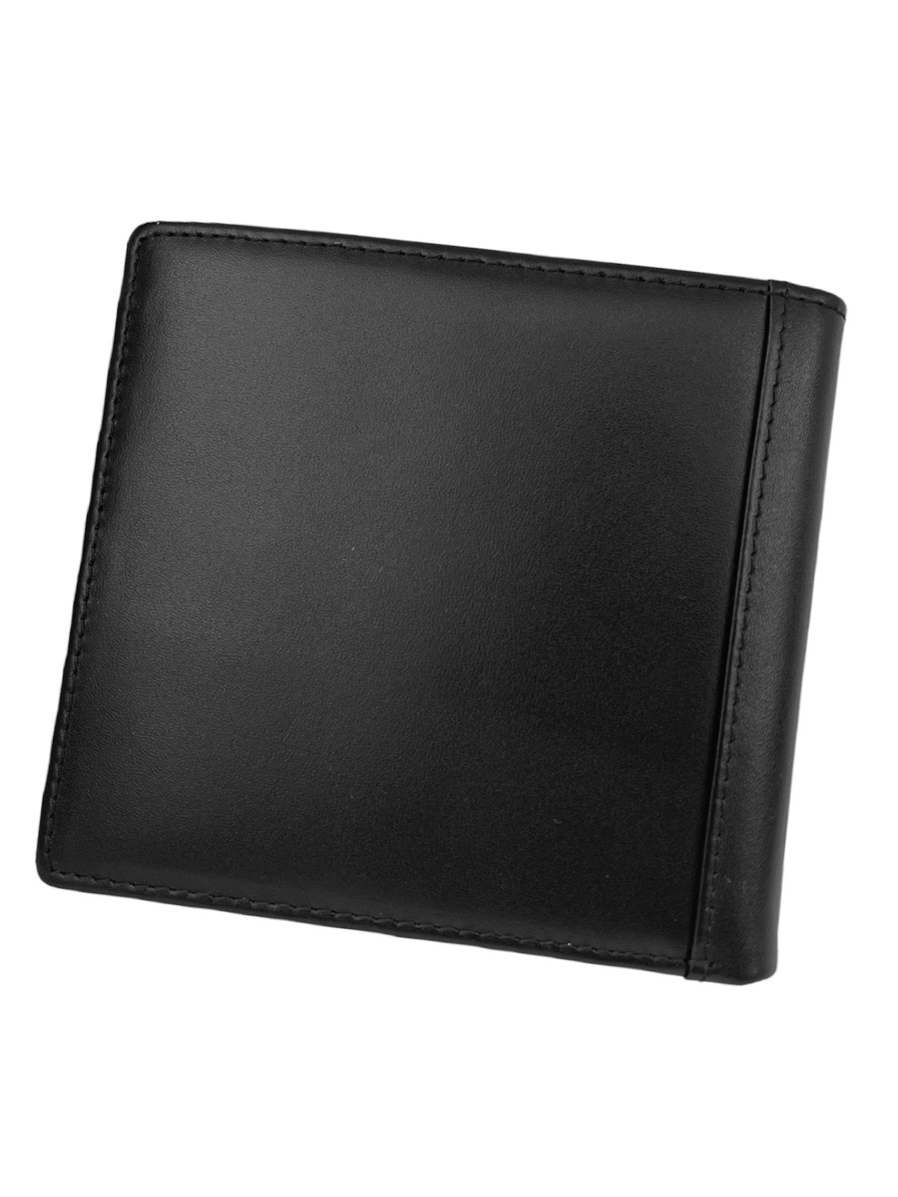 Billetera cuero genuino lujo anti-clonación LUXHER mod Clásico-5