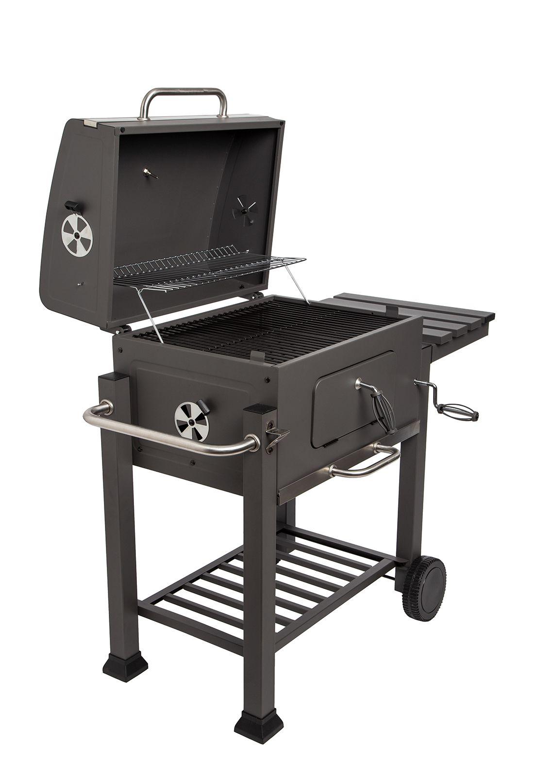 Parrilla carbón premium acero inox-0