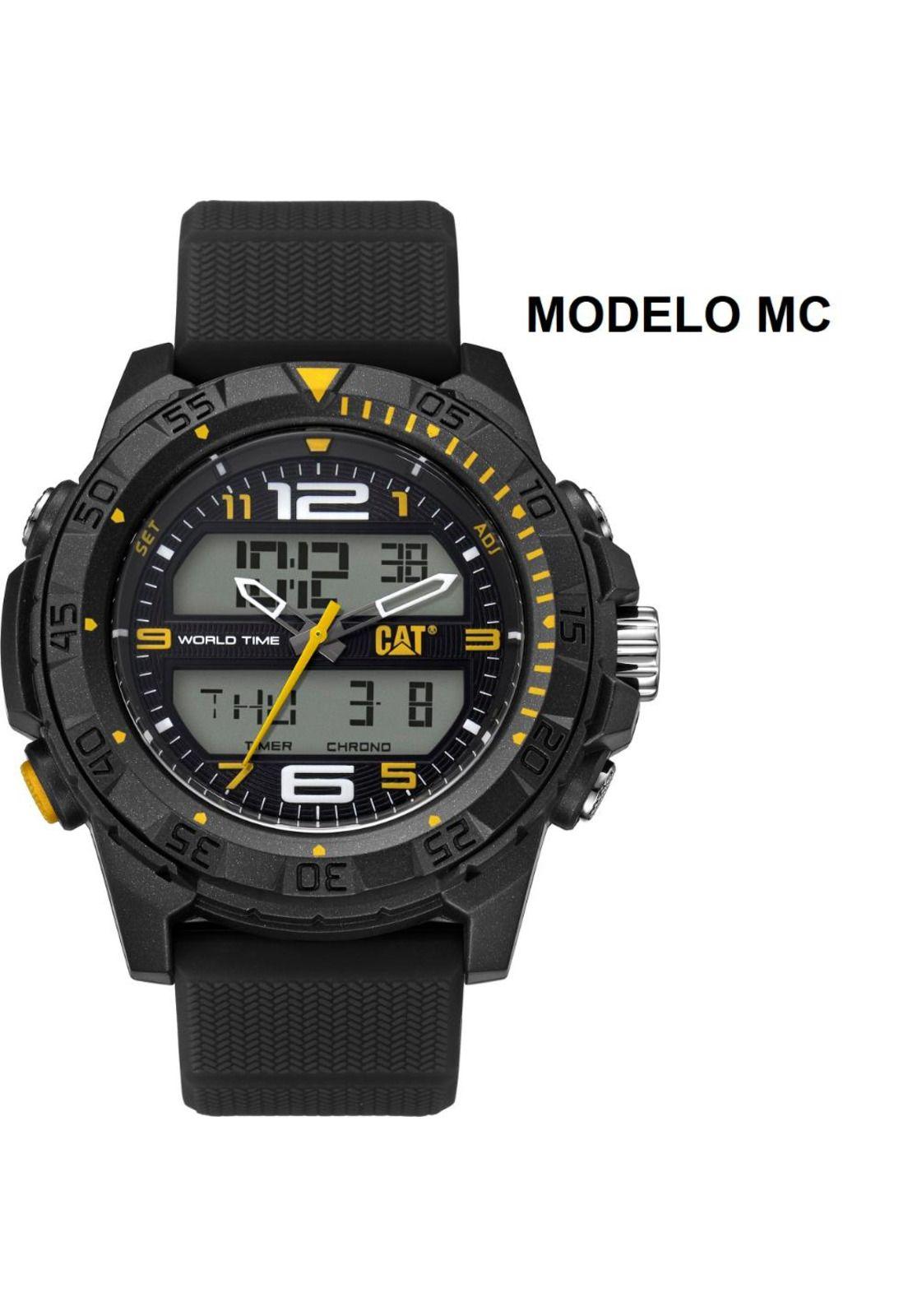 CORREA PULSERA CAT HOMBRE MC-21 Negro-2