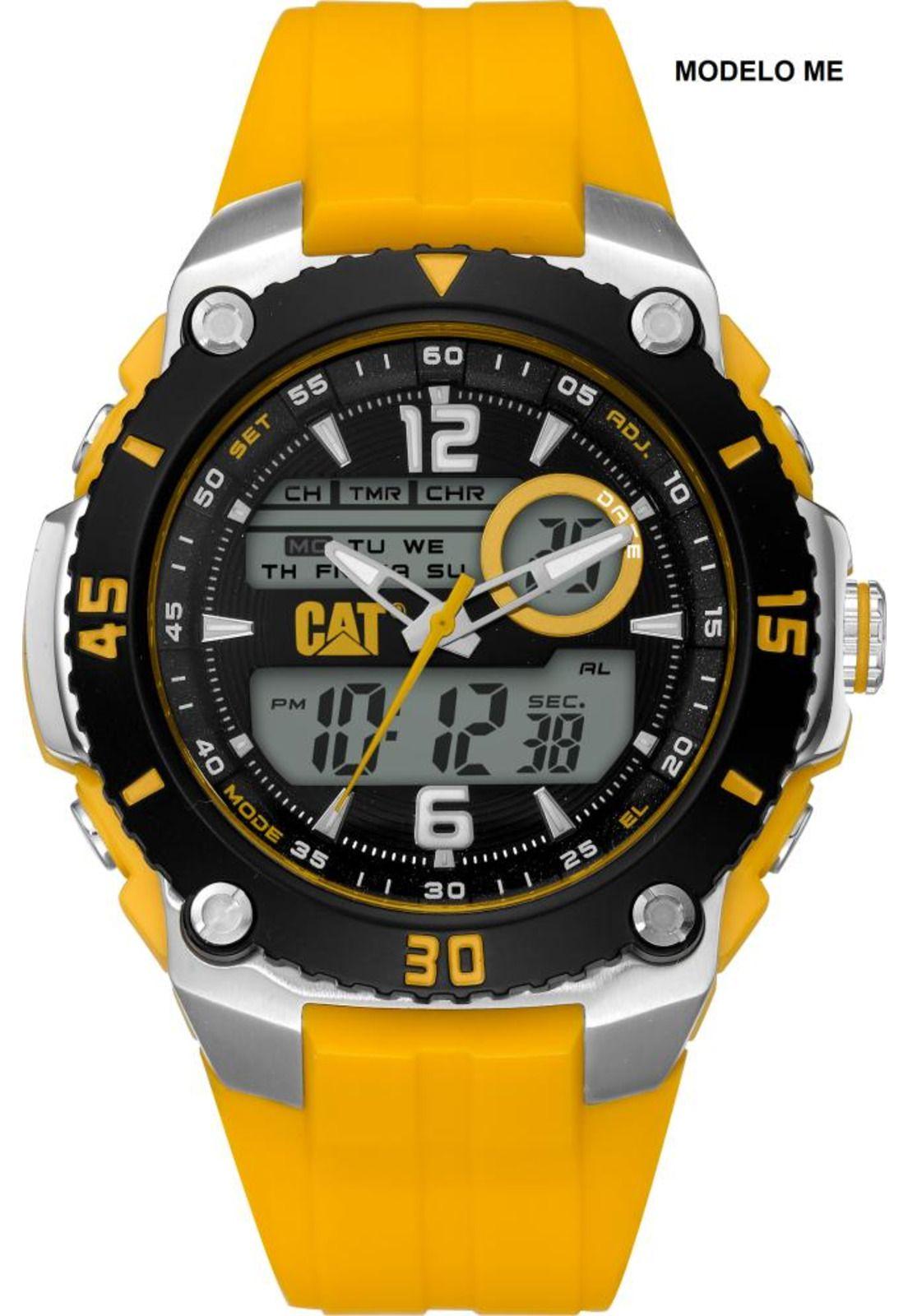 CORREA PULSERA CAT HOMBRE ME-27 Amarillo-2