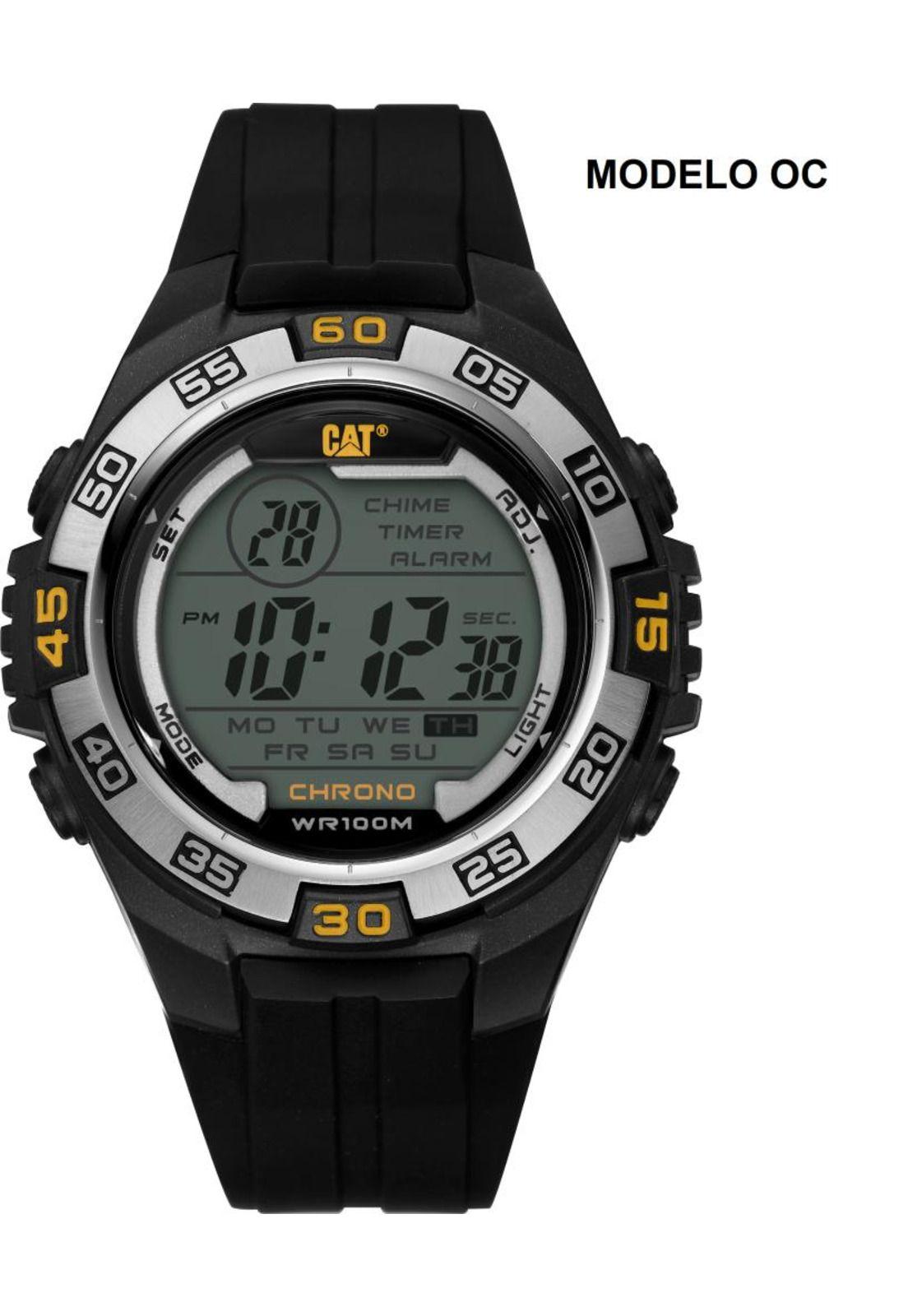 CORREA PULSERA CAT HOMBRE OC-21 Negro-2