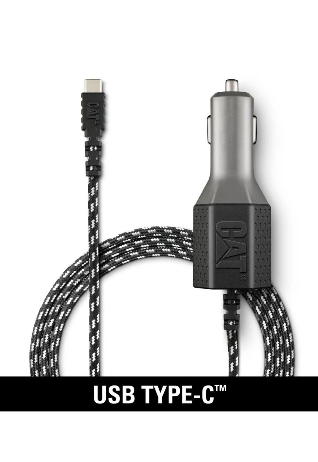 CARGADOR CAT PARA AUTOS USB-C DOBLE-1
