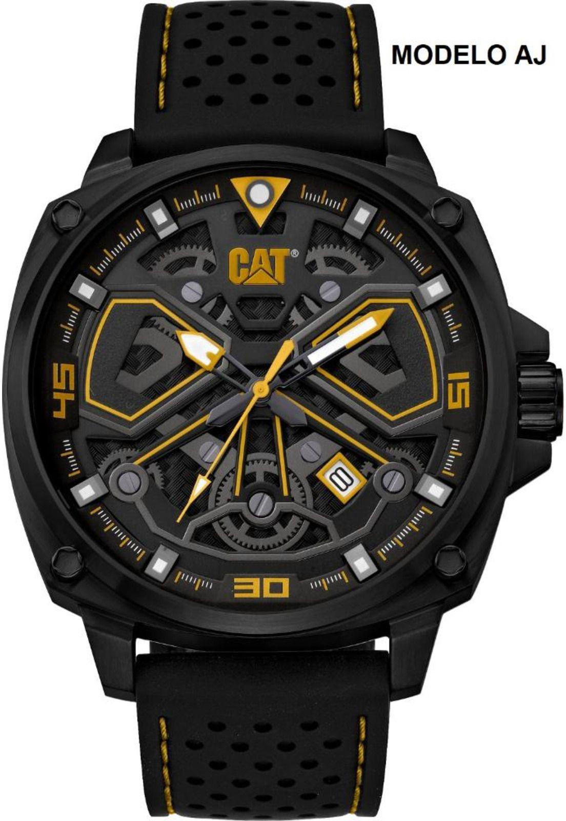 CORREA PULSERA CAT HOMBRE AJ-21 Negro-2