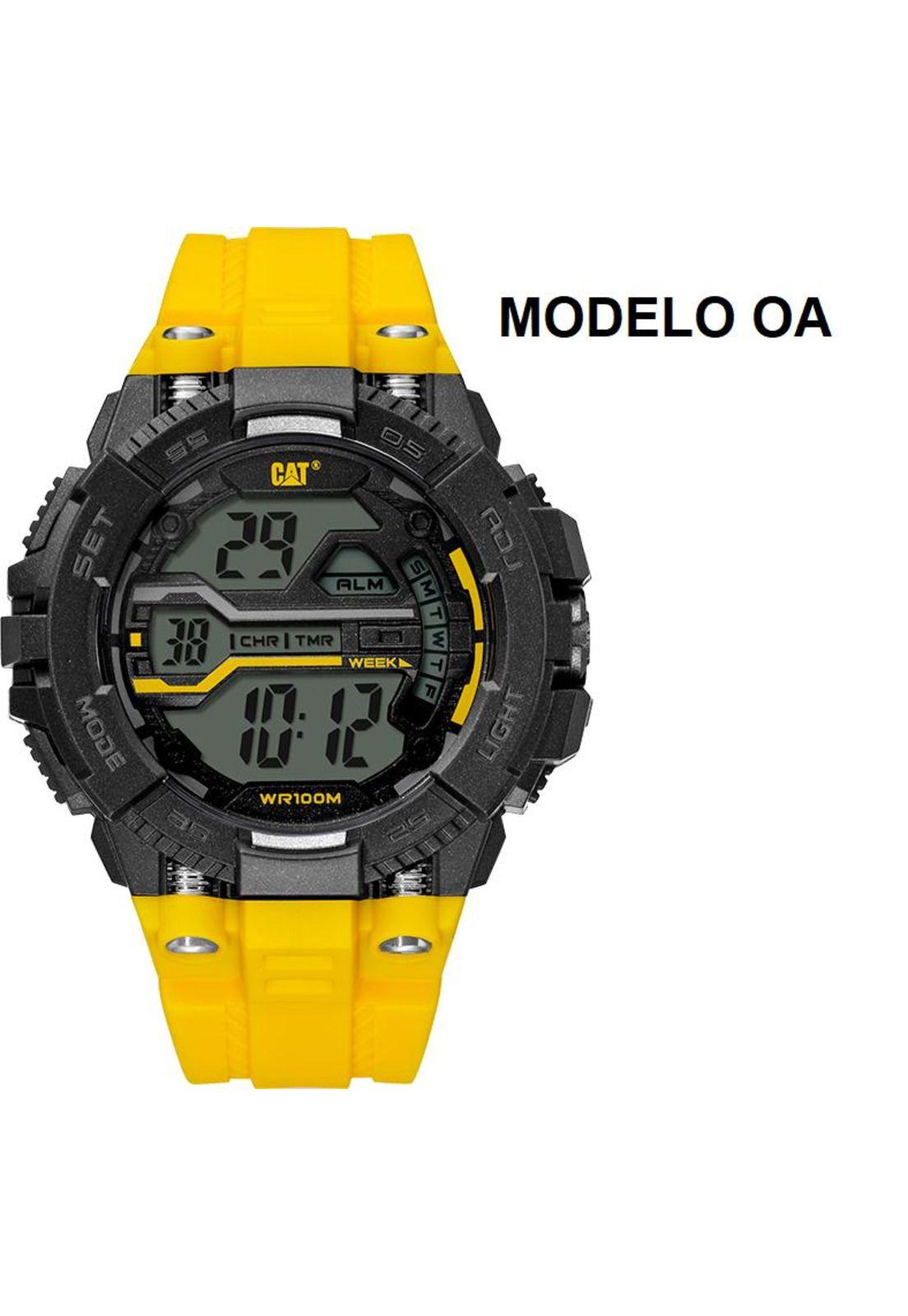 CORREA PULSERA CAT HOMBRE OA-27 Amarillo-2