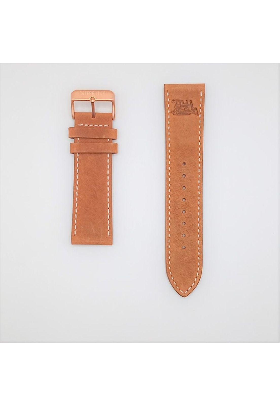 CORREA PULSERA CAT HOMBRE PU MARRÓN-0