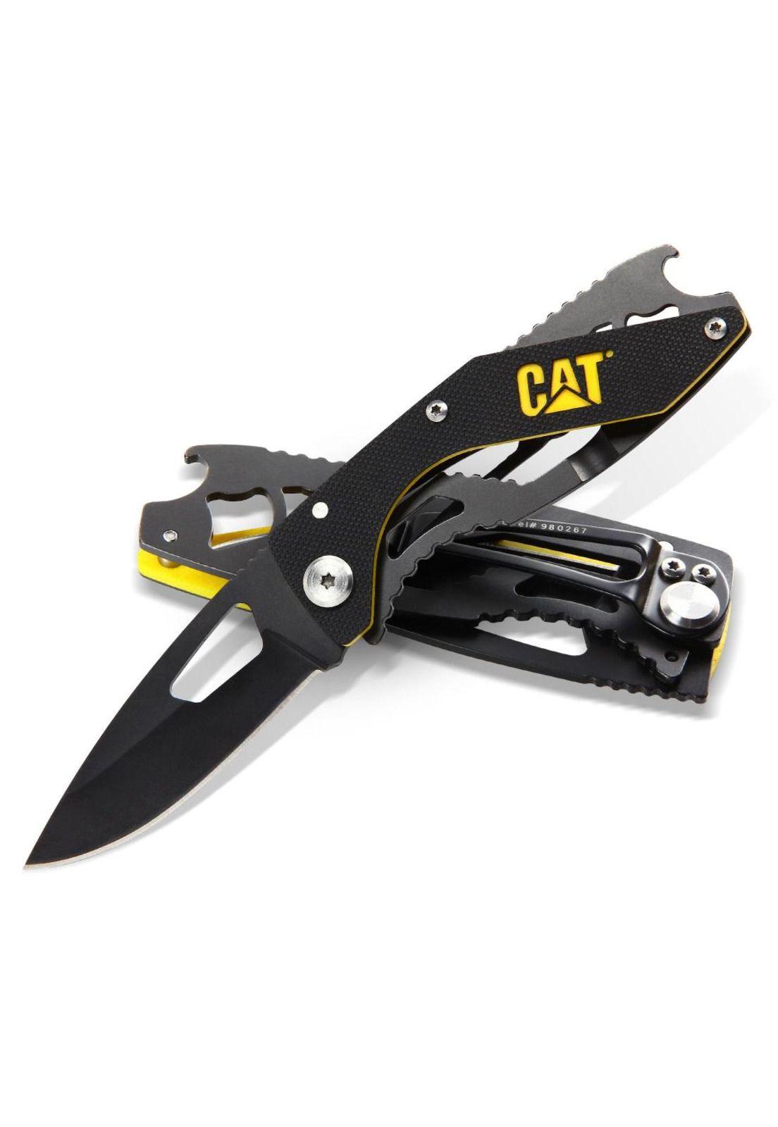 CUCHILLO NAVAJA PLEGABLE CAT 980267 PUNTA CURVA/CON DESTAPADOR DE BOTELLA-3