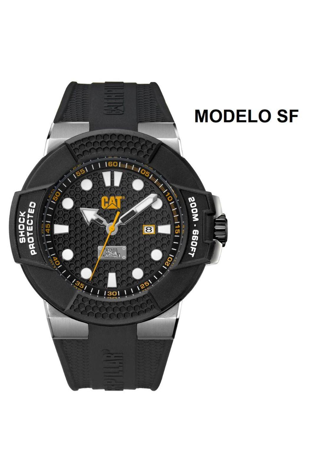 CORREA PULSERA CAT HOMBRE SF NEGRO-2