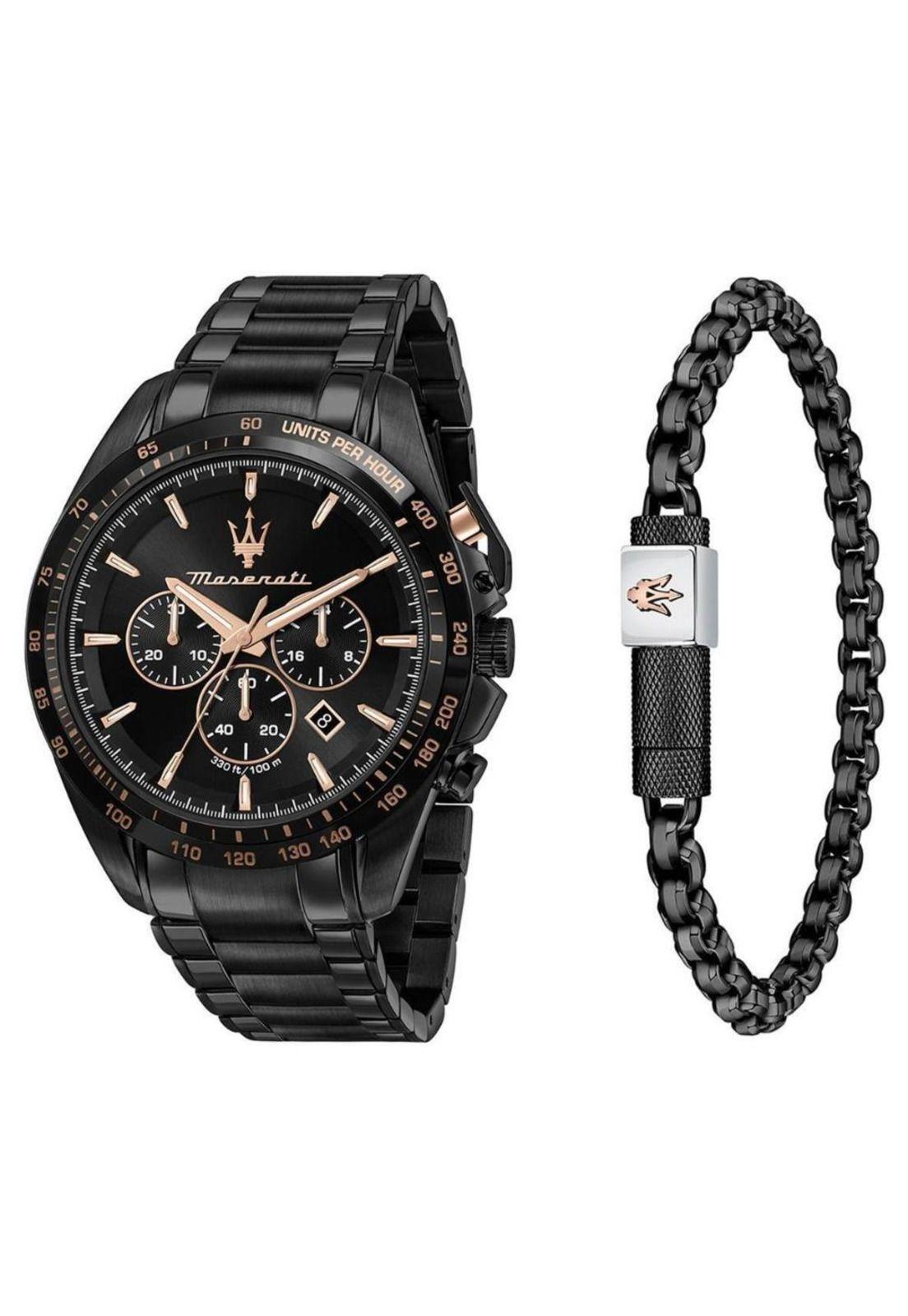 Set De Reloj Maserati Hombre R8873612050 Traguardo Más Pulsera-0