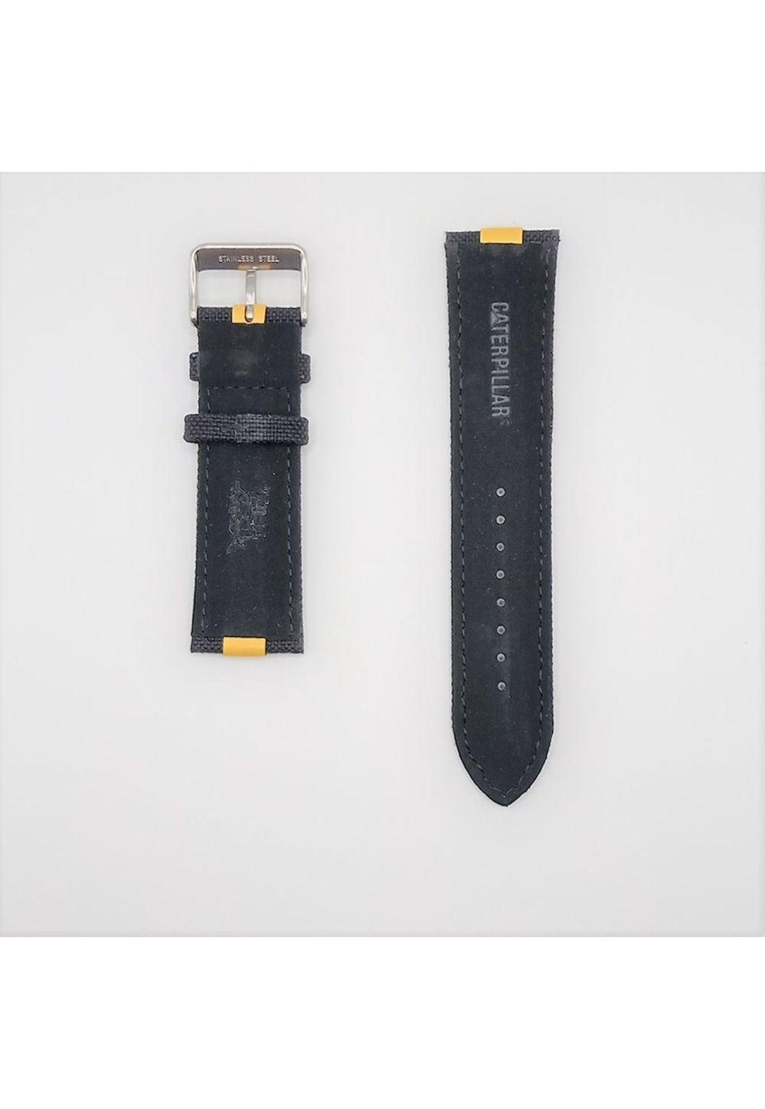 CORREA PULSERA CAT HOMBRE PK NEGRO - AMARILLO-1