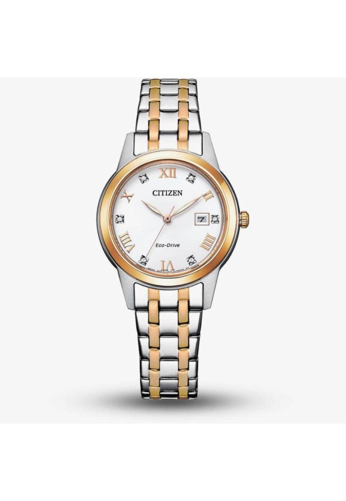 Reloj Citizen Mujer FE1246-85A Premium Eco-Drive-0