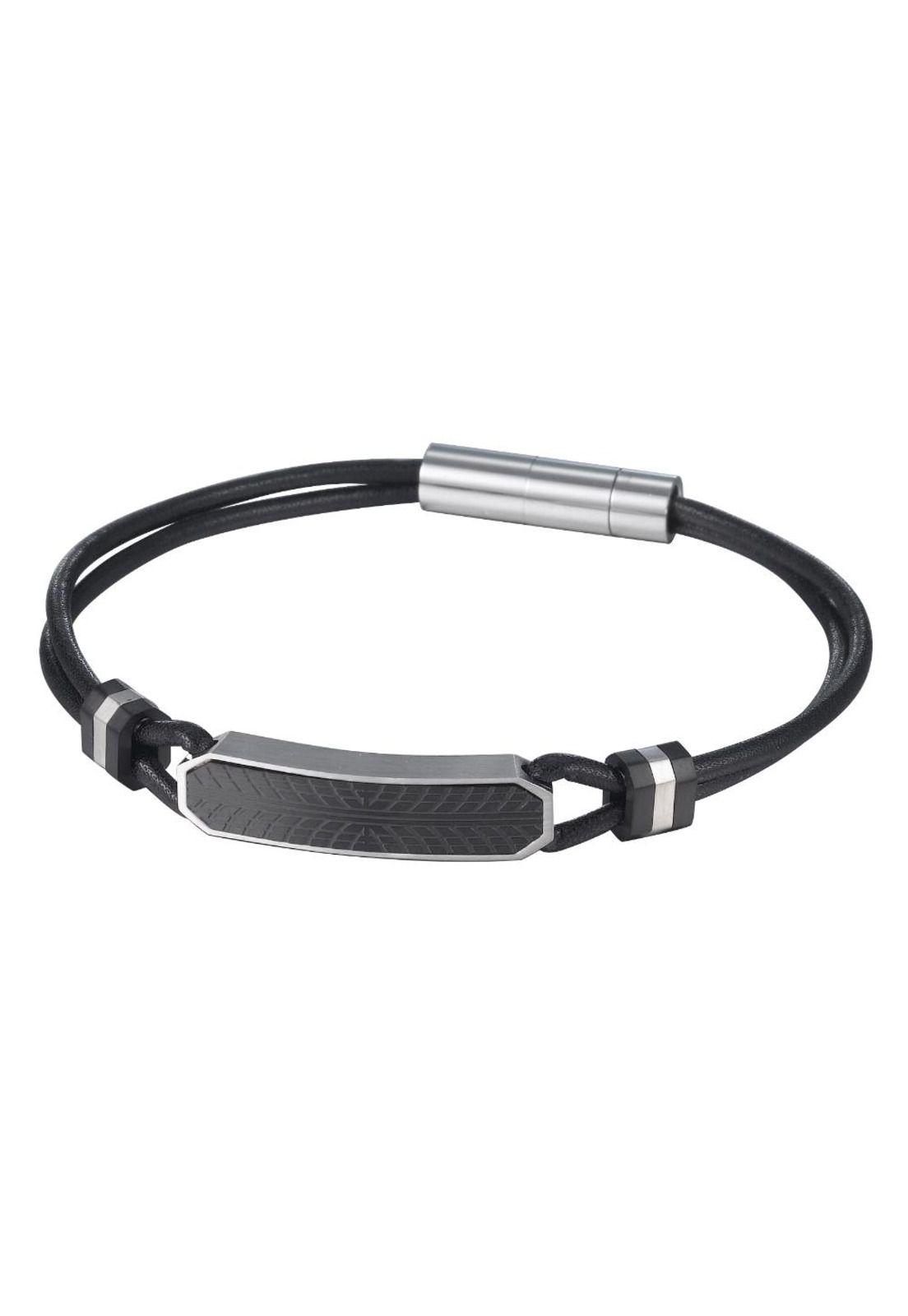 Pulsera de Hombre Cat J001B10112 Plateado-Negro-0