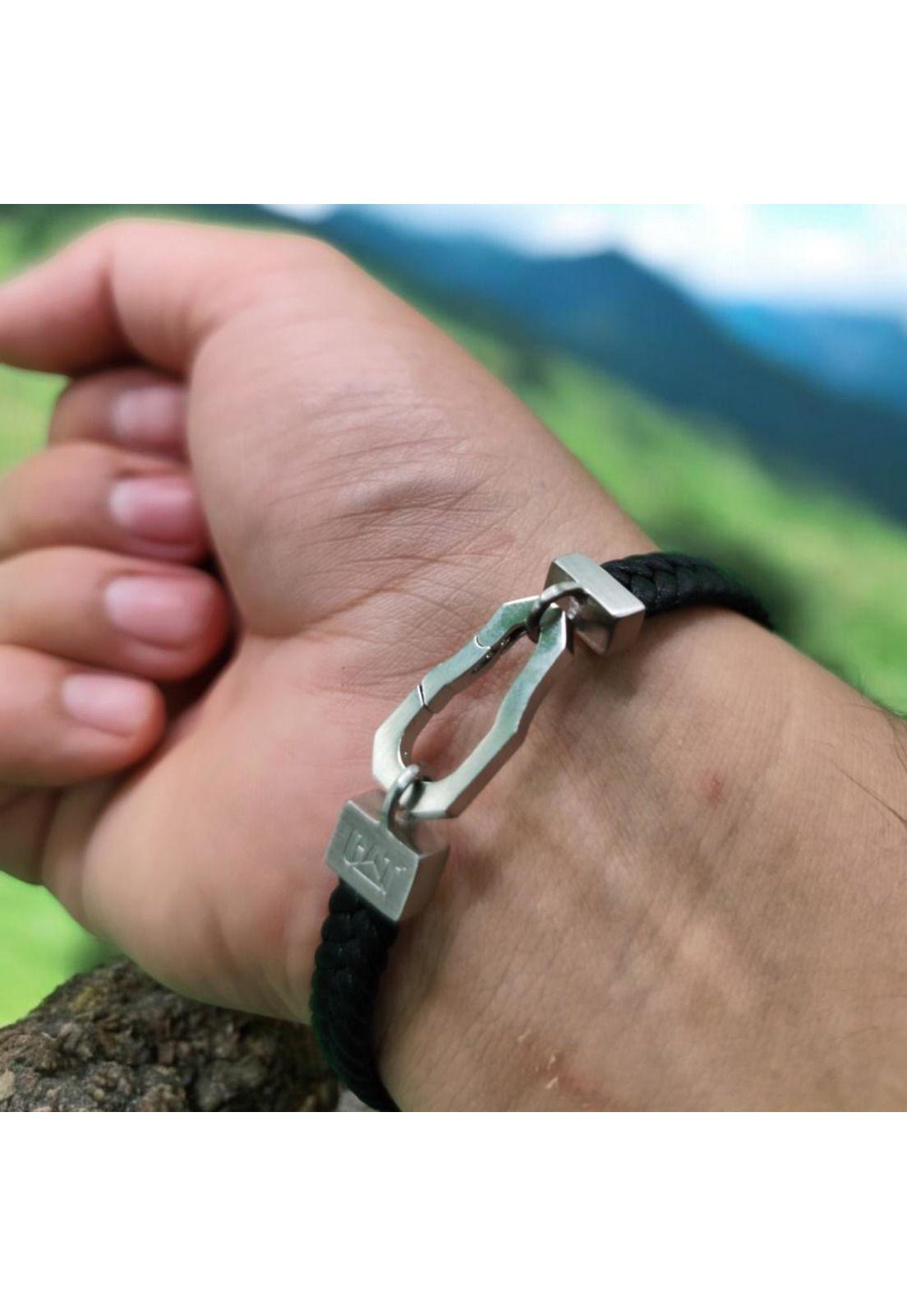 Pulsera de Hombre Cat J017B30112 Plateado-Negro-5