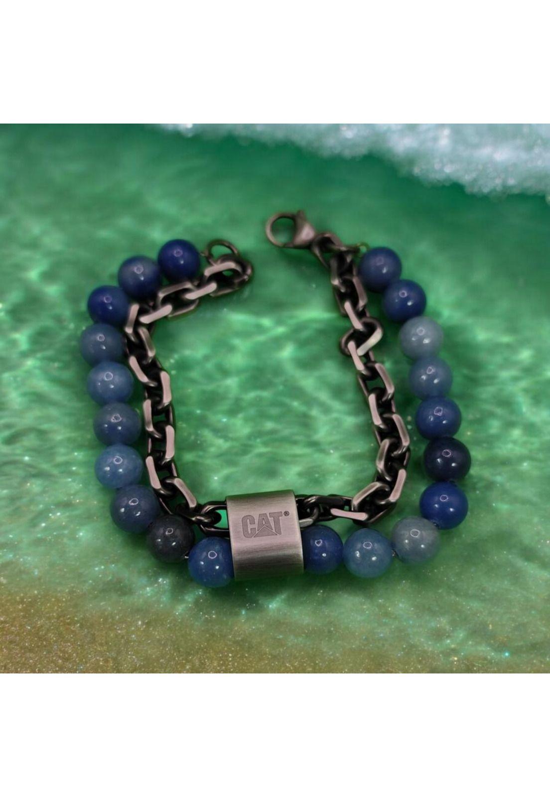 Pulsera de Hombre Cat J013B08126 Gris-Azul-2
