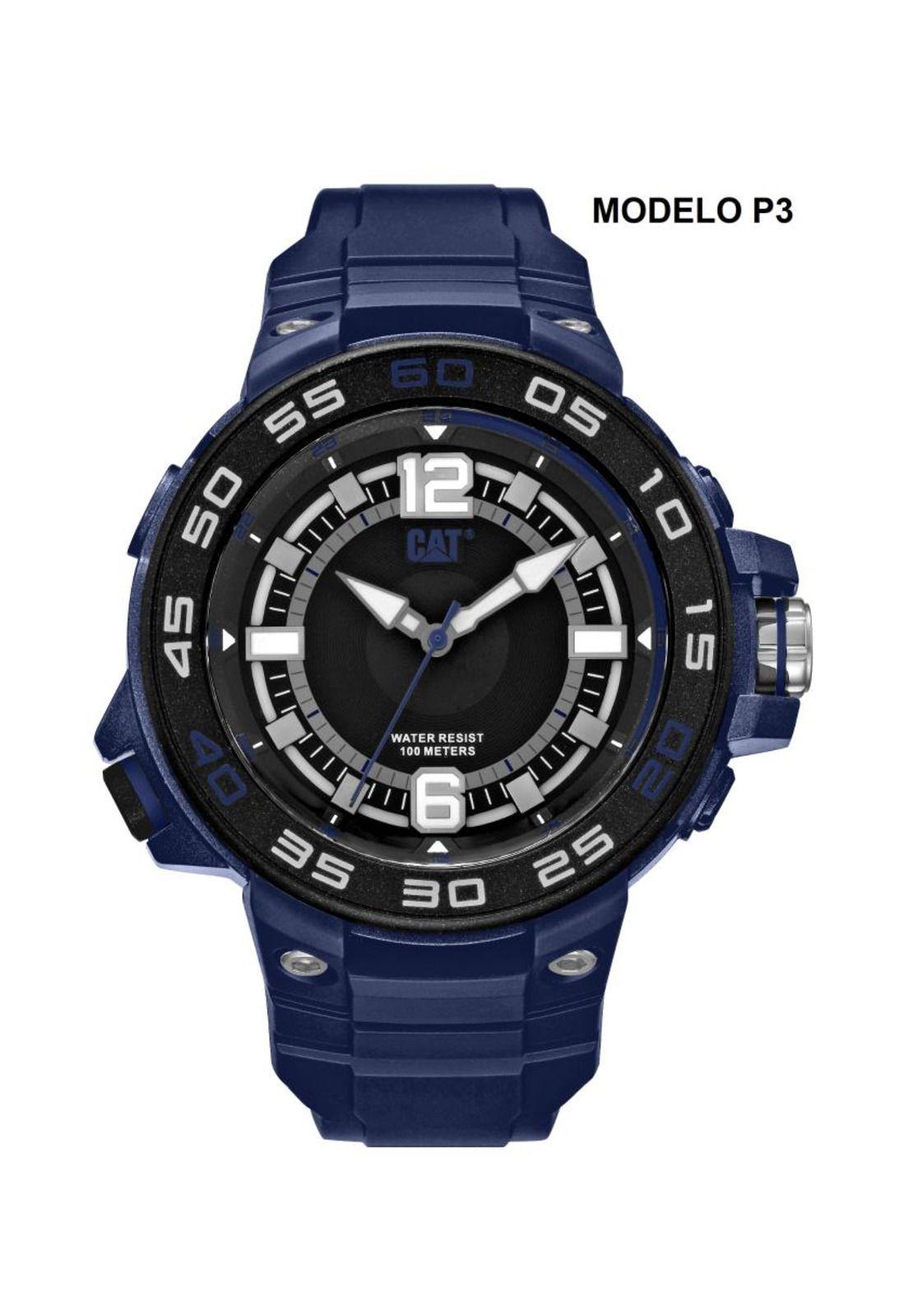 CORREA PULSERA CAT HOMBRE P3-26 Azul-2